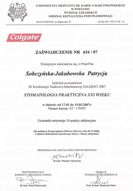 gabinet stomatologiczny denststa w Pile